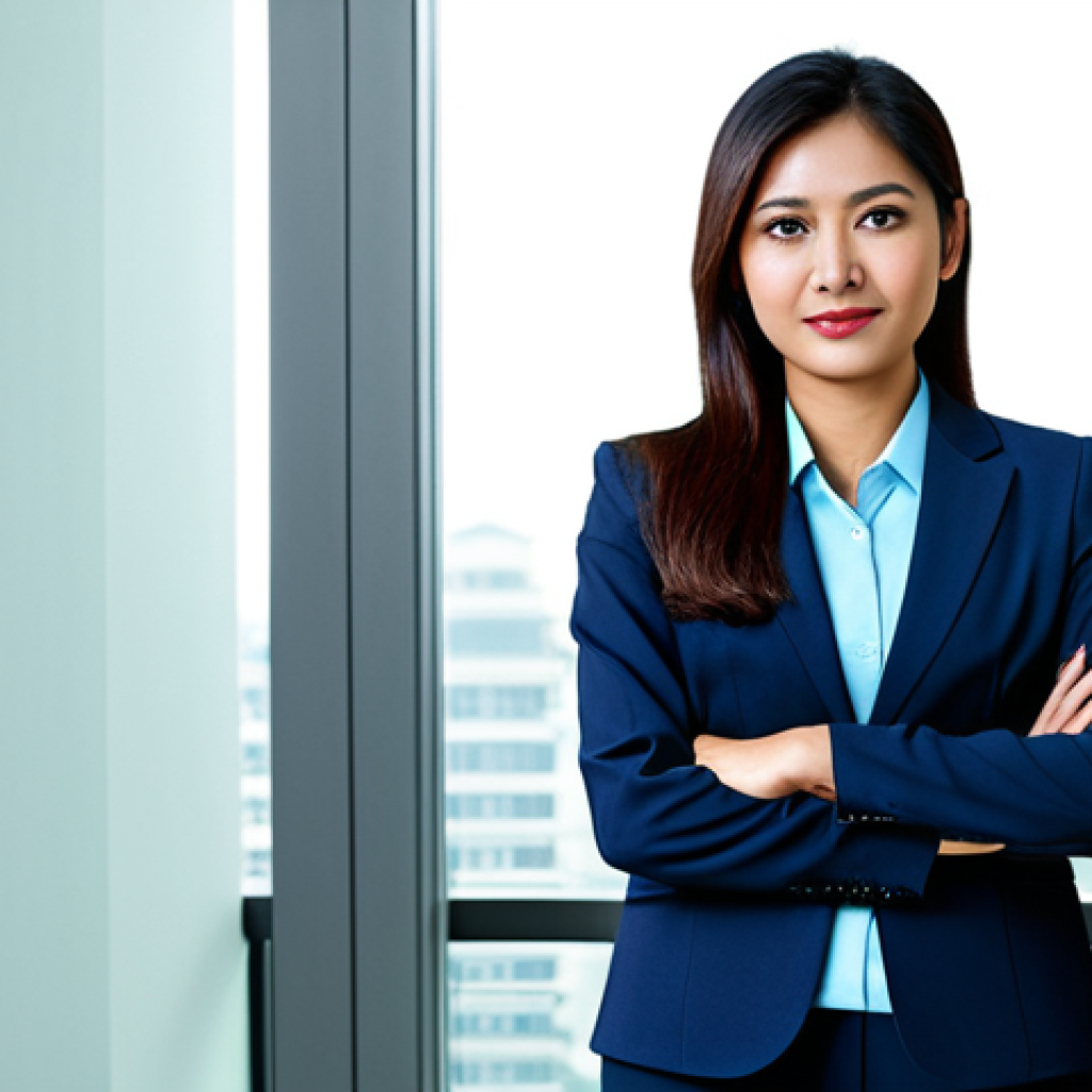 미디어 프로듀서가 알아야 할 촬영 장비 - Business Professional**

"A professional businesswoman in a modest business suit, standing confident...