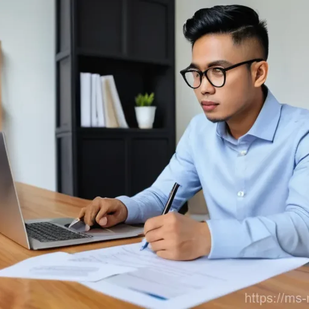 미디어 프로듀서가 알아야 할 계약 관련 지식 - **Prompt: The Diligent Malaysian Freelancer Reviewing a Contract**
    A realistic, well-lit image o...