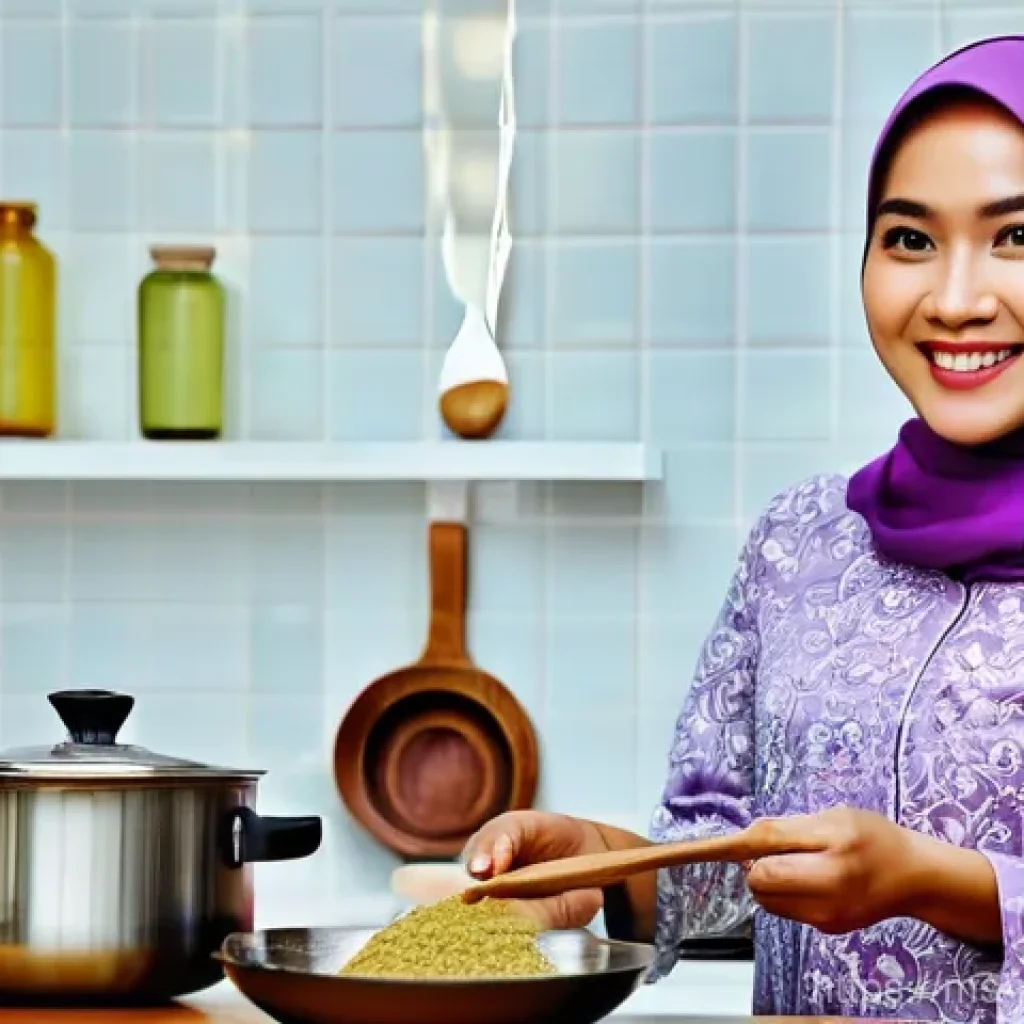 미디어 프로듀서 필수 역량 개발법 - **Prompt:** A dynamic, eye-level shot of a cheerful Malaysian content creator, a woman in her late 2...