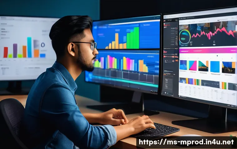 미디어 프로듀서가 익혀야 할 필수 기술 - A modern digital media production workspace in Kuala Lumpur, Malaysia, showing a diverse young adult...